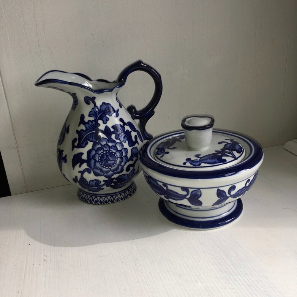 Bombay Company Sugar & Cream Set - Picture 1 of 10